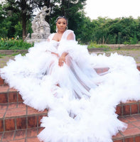 Dreamy deluxe custom 2 piece bridal robe